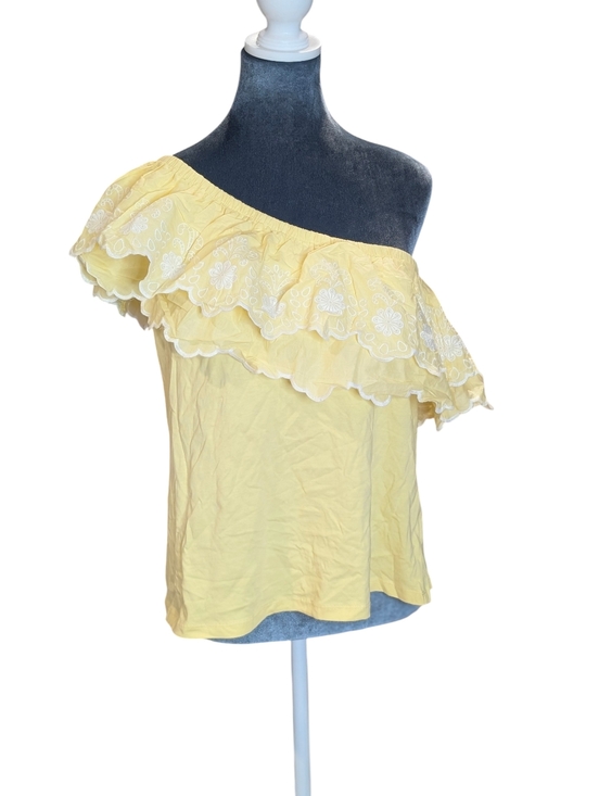 Lilly Pulitzer Tops - Lilly Pulitzer Kym One Shoulder Knit Top in Creme Fraiche Size Med *Please Read